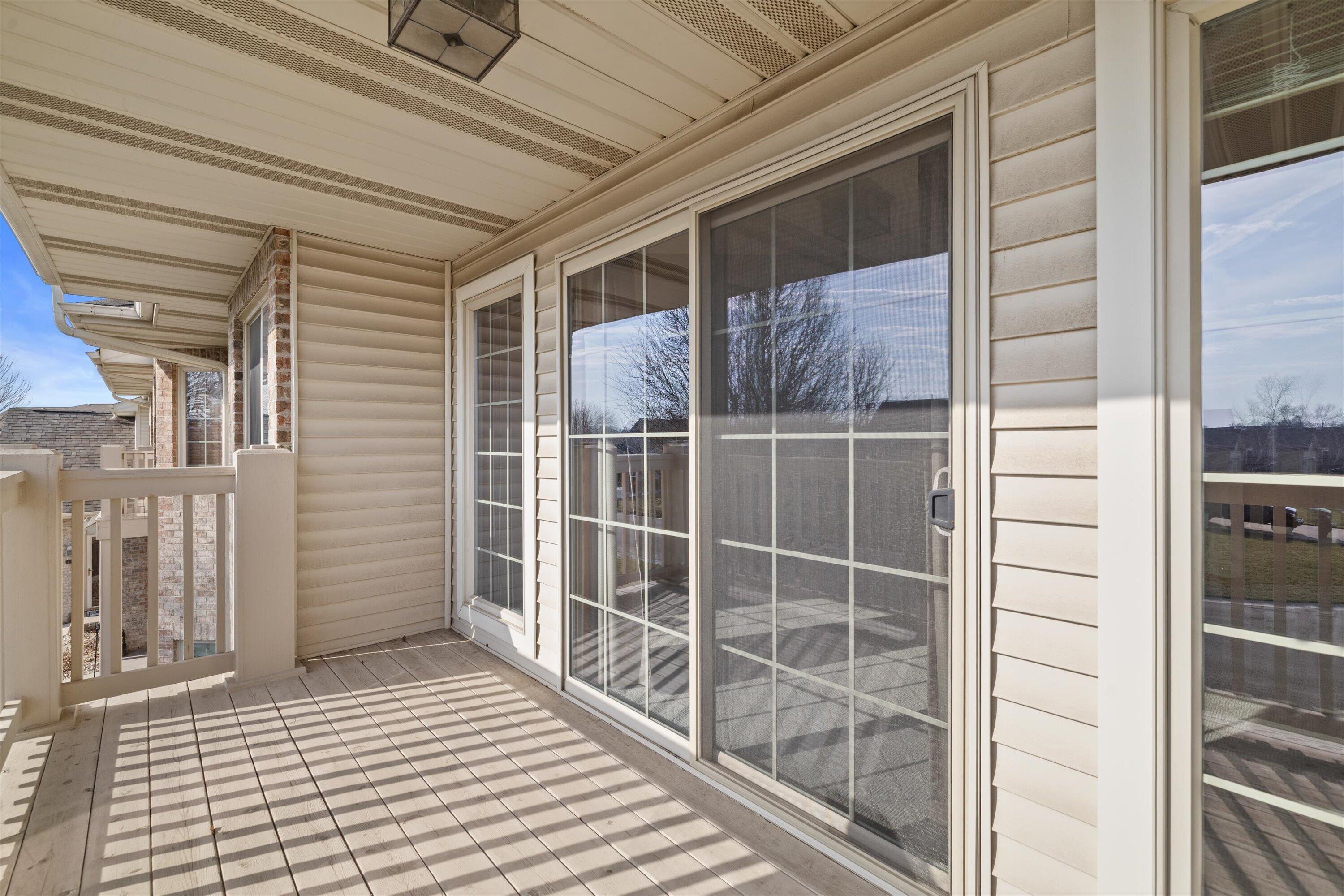 1540 Raintree Lane, Unit 128 Mount Pleasant, WI 53406 - Photo 5 of 31 balcony