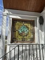 a view of a entryway of a house