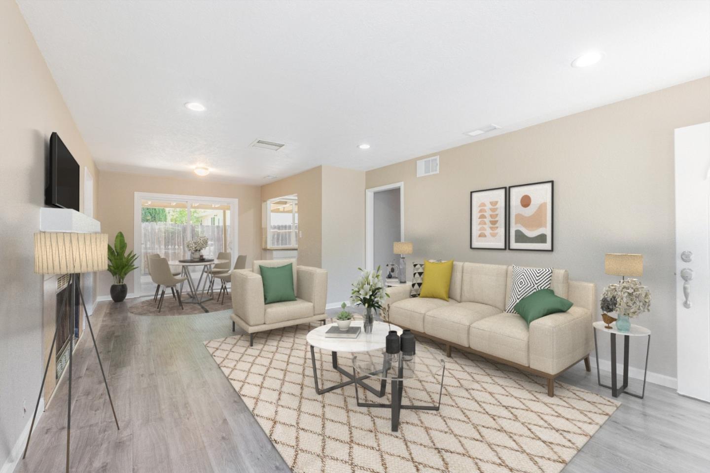 3490 Royal Road Concord, CA 94519 - Photo 2 of 17 a living room with furniture and a wooden floor