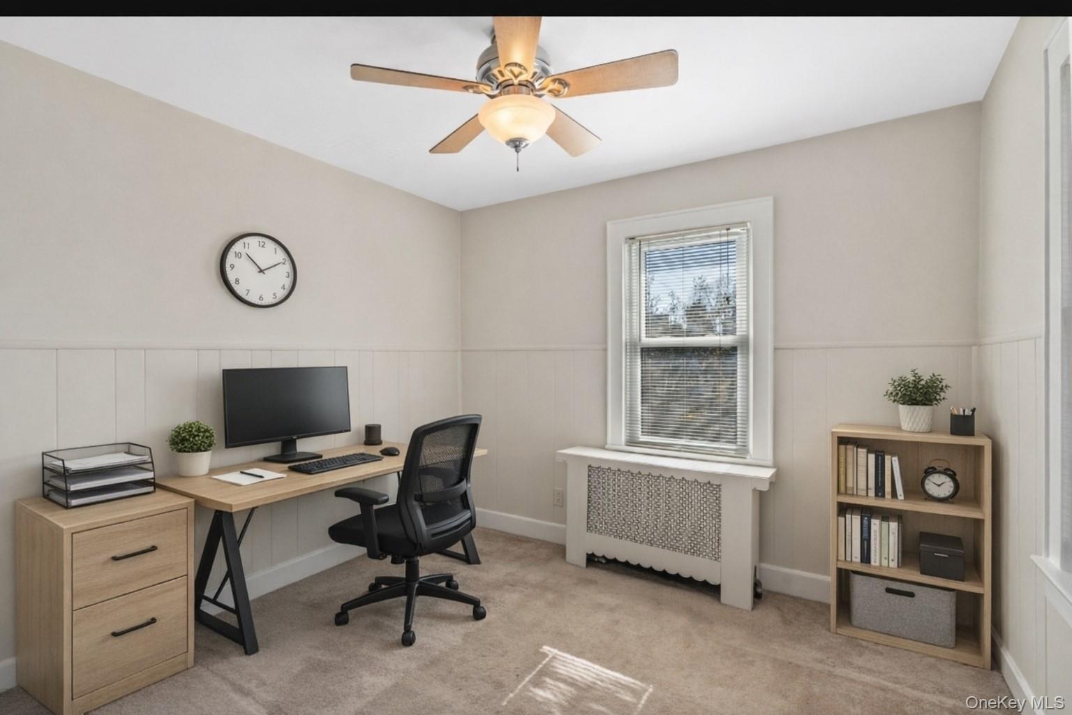 35 Lispenard Avenue New Rochelle, NY 10801 - Photo 24 of 37 a view of a workspace with furniture and a window