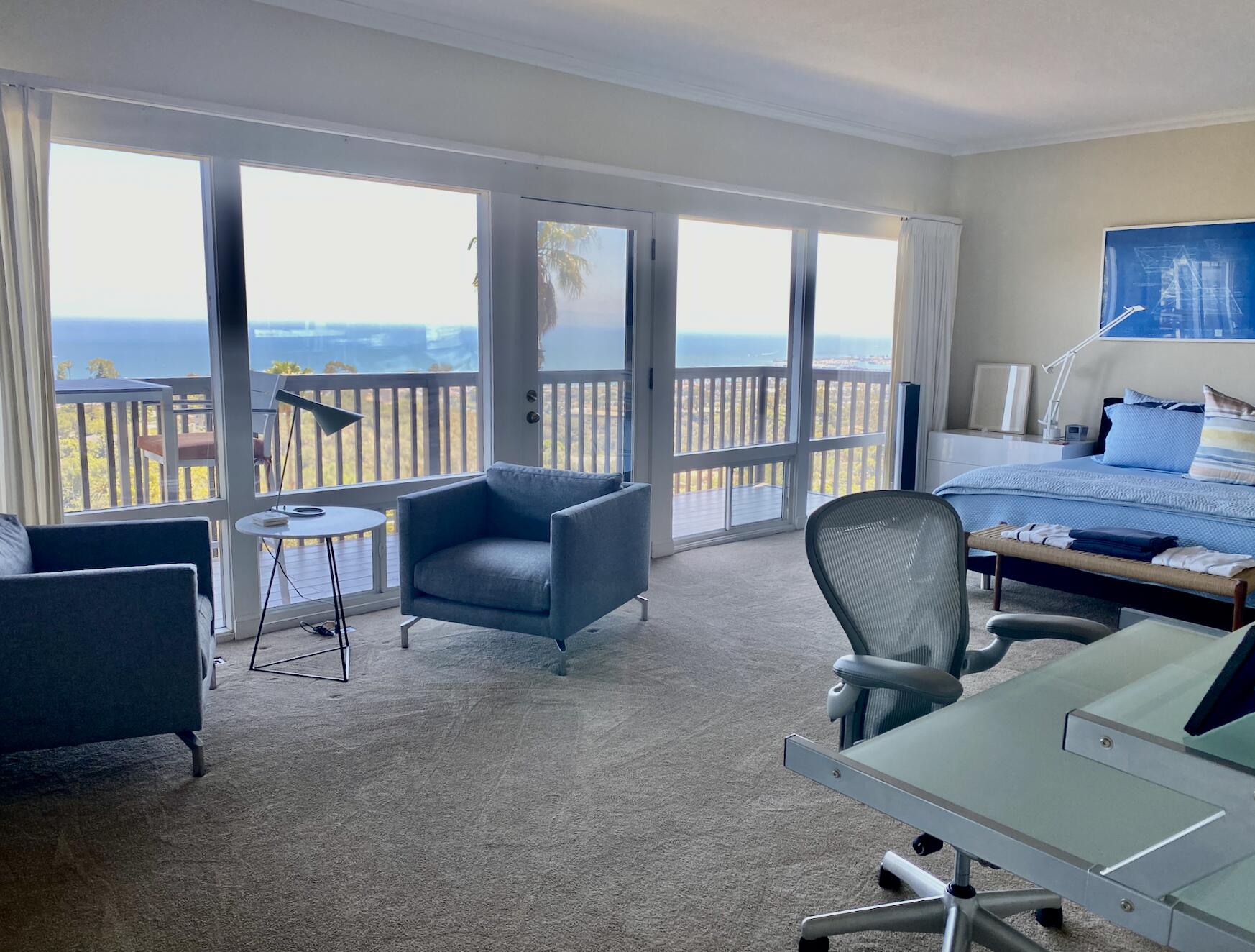 174 Coronada Circle Santa Barbara, CA 93108 - Photo 14 of 33 a view of a livingroom with workspace and a window