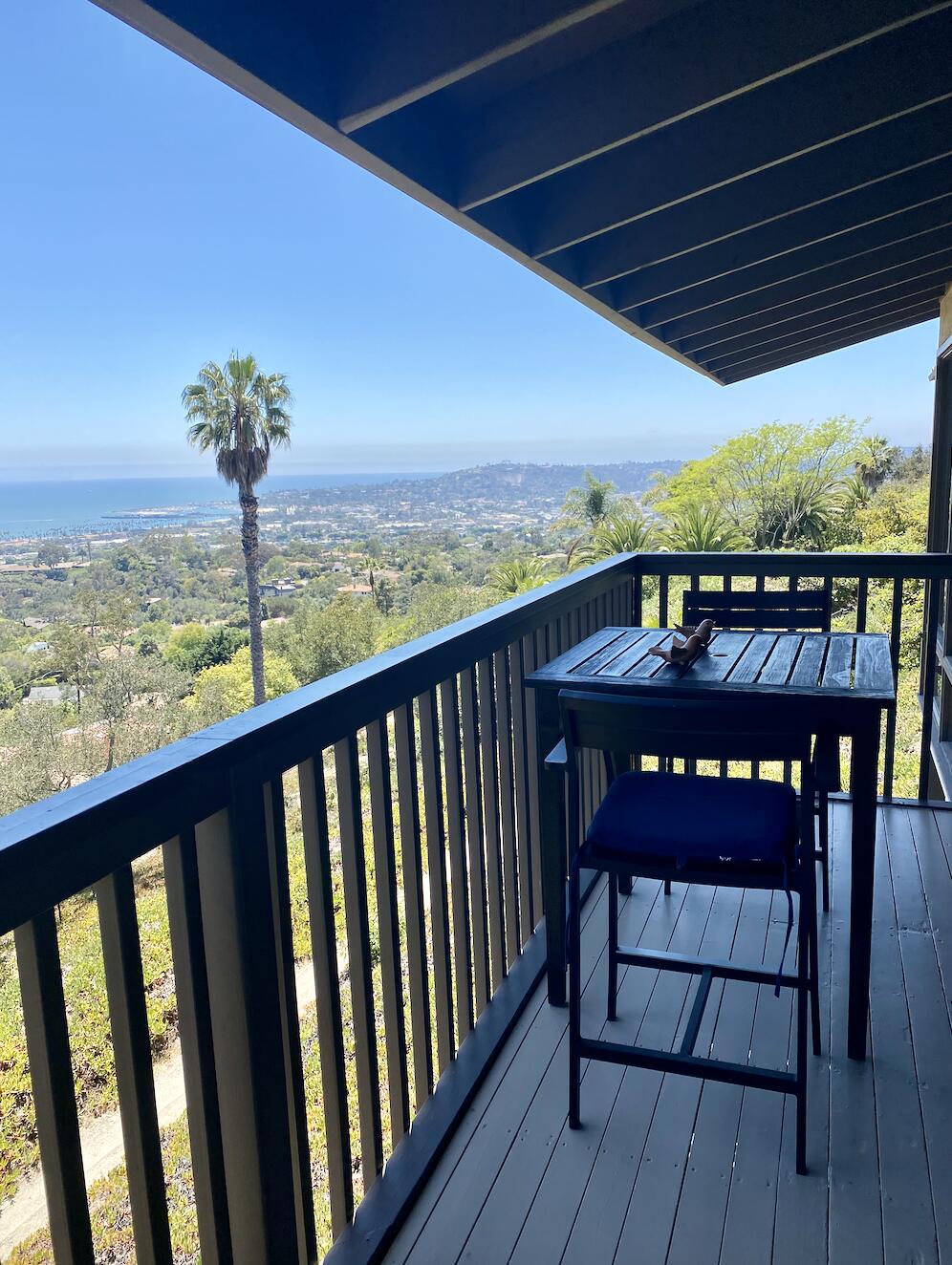 174 Coronada Circle Santa Barbara, CA 93108 - Photo 6 of 33 a view of a balcony with wooden floor and outdoor seating