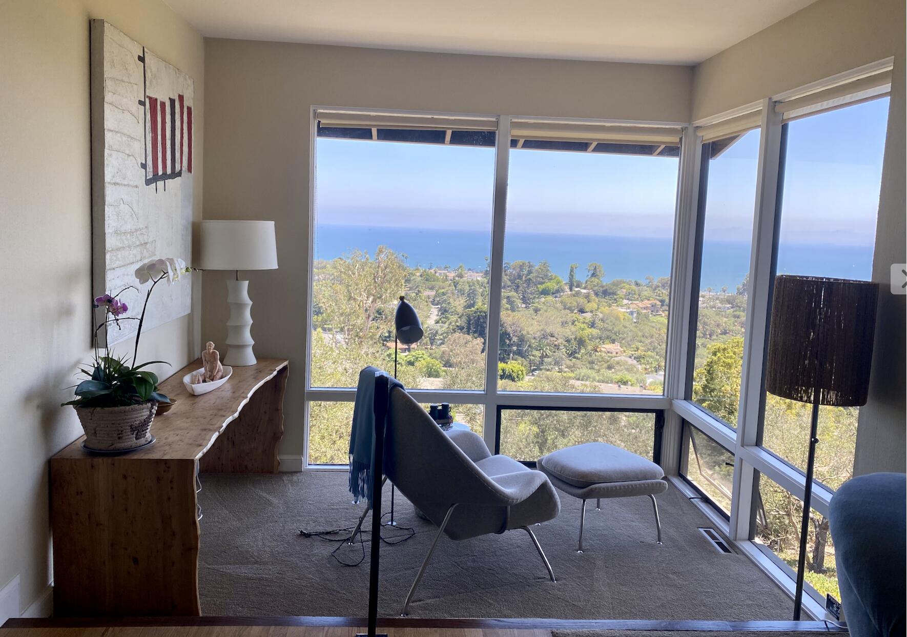 174 Coronada Circle Santa Barbara, CA 93108 - Photo 9 of 33 a living room with furniture and a large window