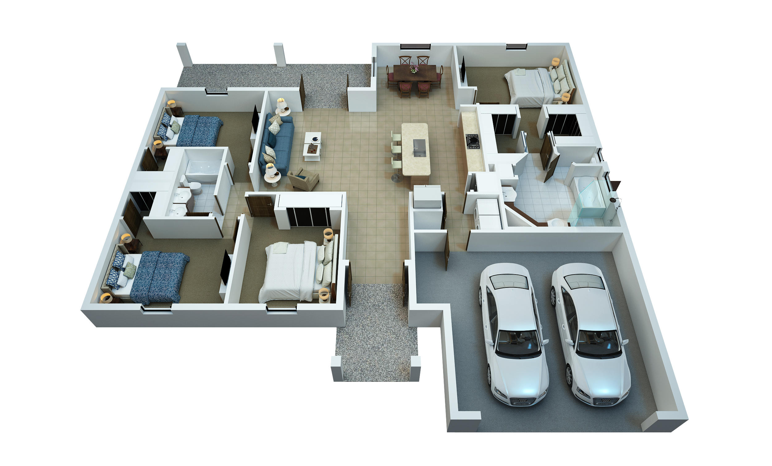 12353 57th Road North West Palm Beach, FL 33411 - Photo 14 of 14 Floorplan