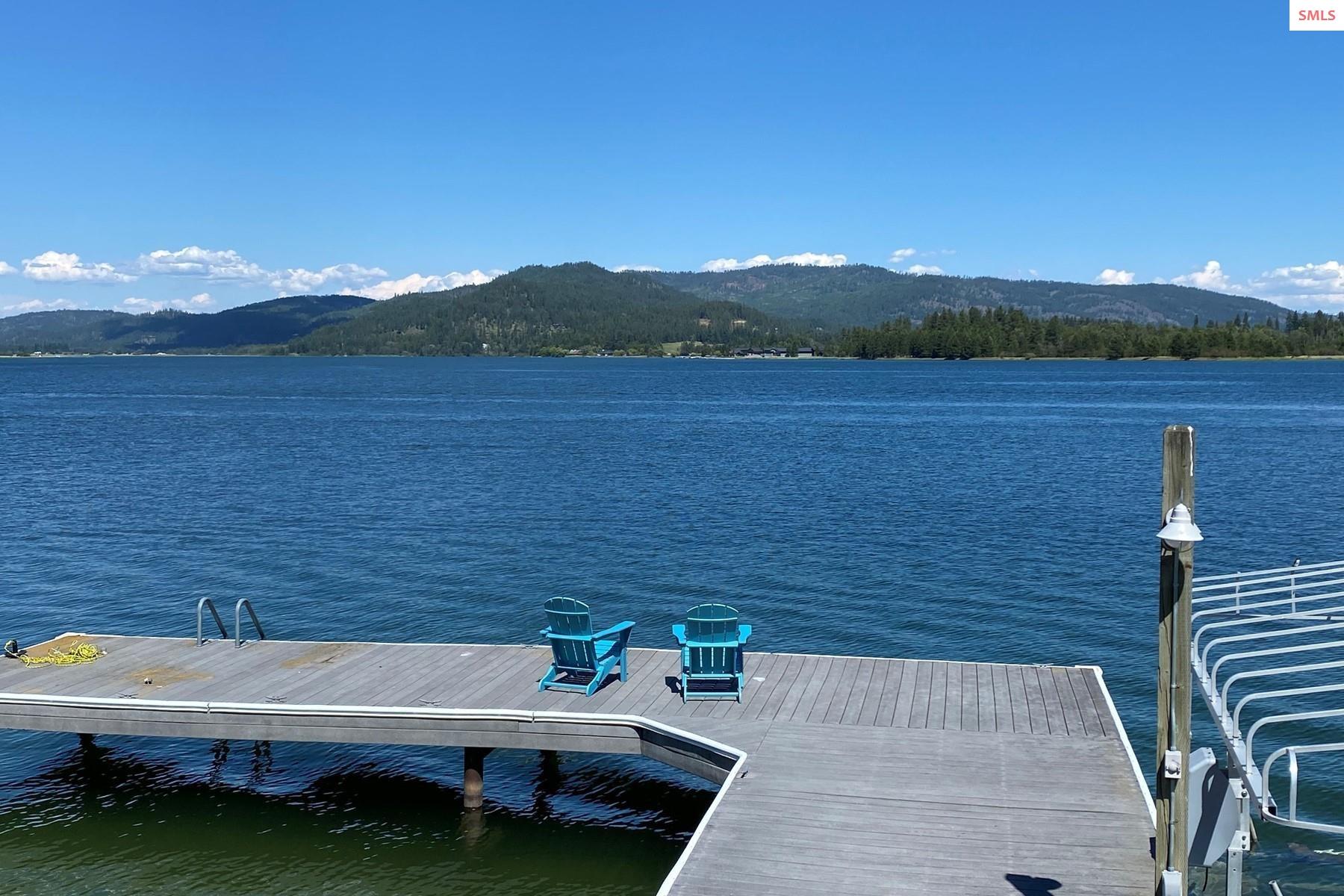 475 Campbell Point Road Laclede, ID 83841 - Photo 5 of 66 Well maintained dock with boat lift, swimming ladder perfect for summer fun.