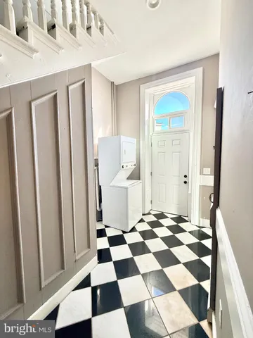 a black and white checkered floor with a black white checkered floor