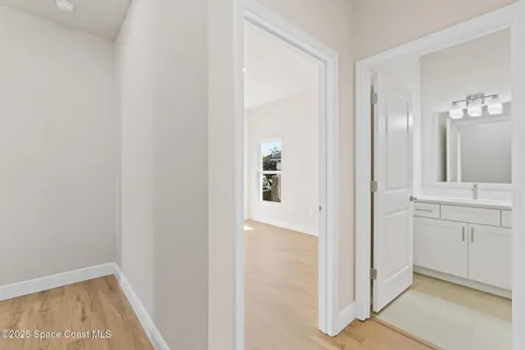 a view of small space with empty racks