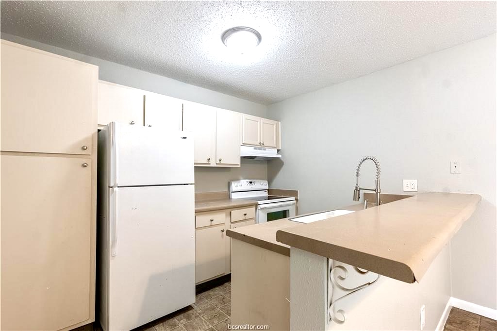 2000 Kazmeier, Unit 42 Bryan, TX 77802 - Photo 10 of 14 a kitchen with a refrigerator and a sink