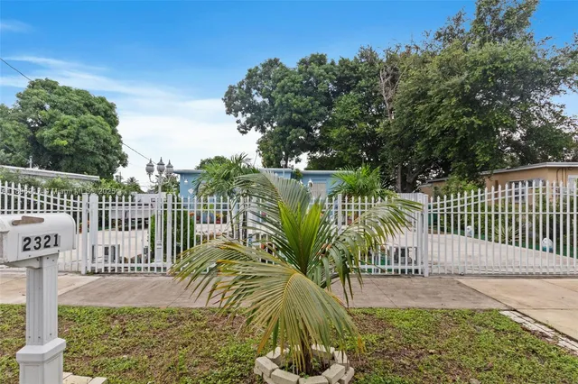 a view of a deck with a garden