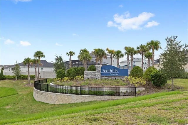 a view of a park with of a house