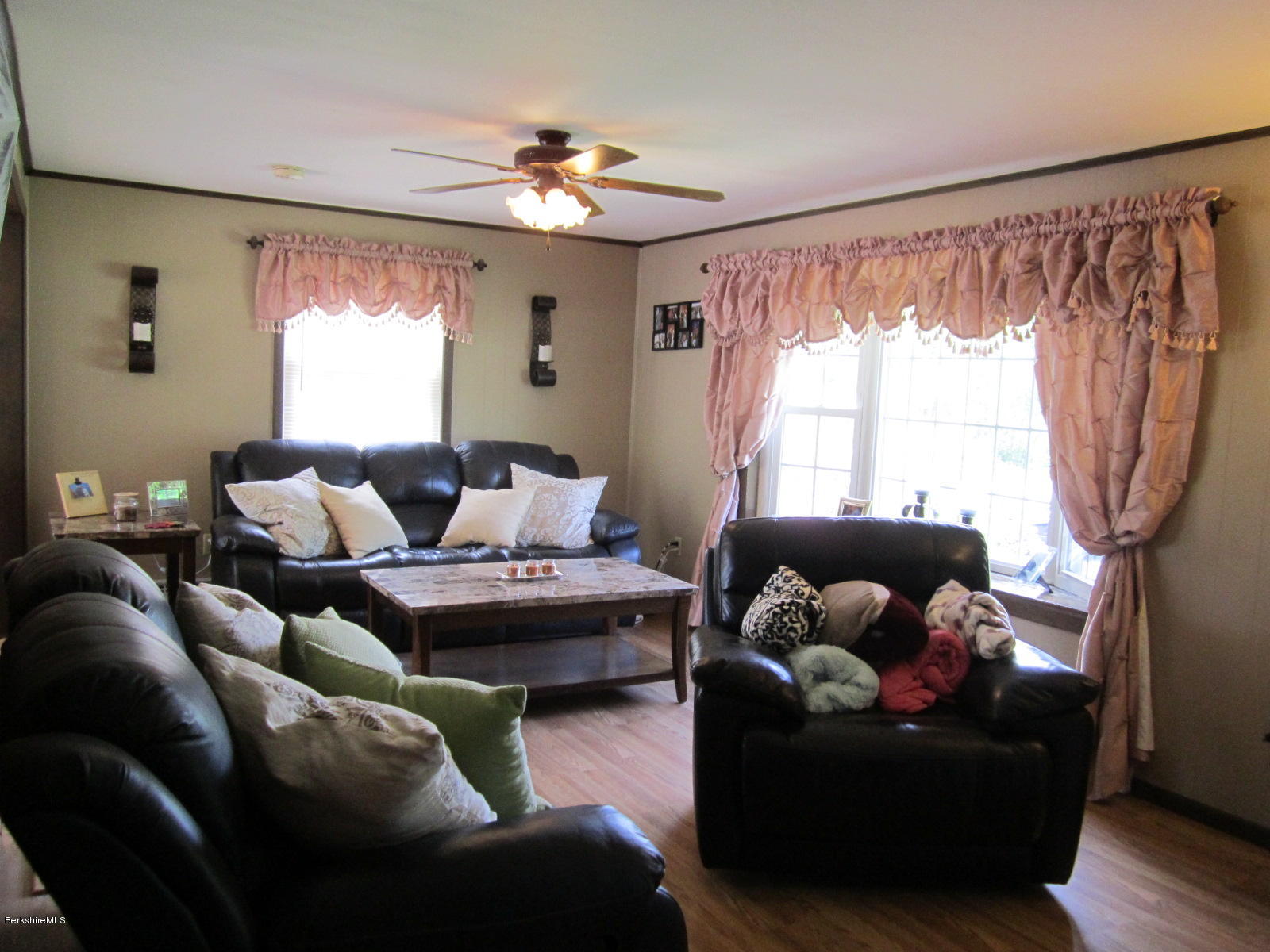 822 Middle Road Clarksburg, MA 01247 - Photo 3 of 14 a living room with furniture and a large window