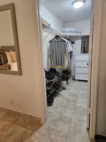 a view of walk in closet