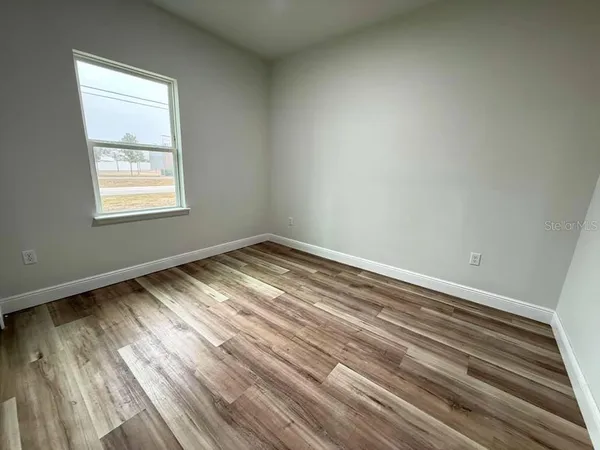 a view of a room with empty racks