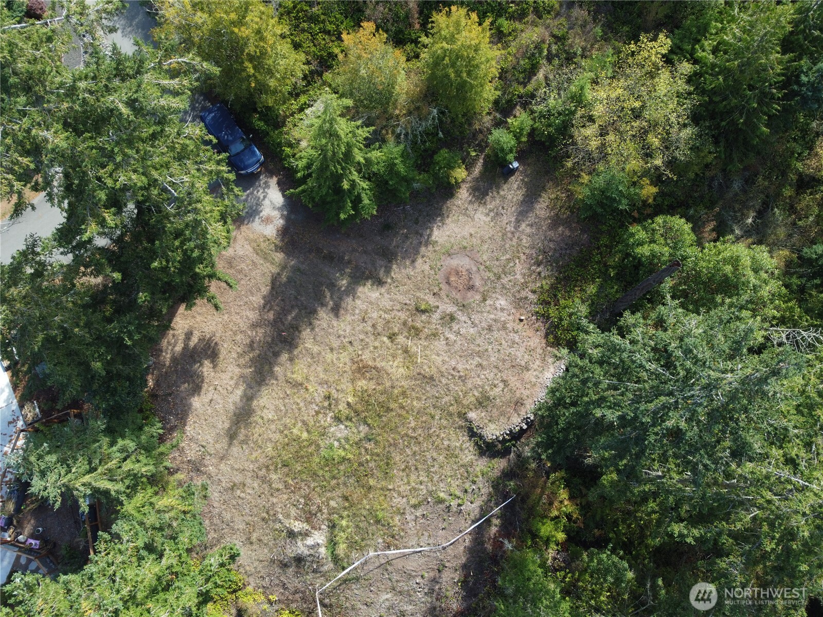 570 North Street Sequim, WA 98382 - Photo 5 of 16 an aerial view of a forest with lots of trees