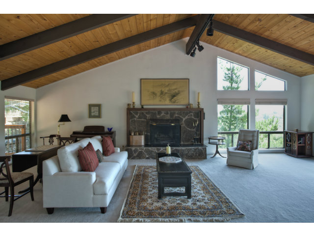 175 Ridgeway Road Hillsborough, CA 94010 - Photo 5 of 23 a living room with furniture and a large window