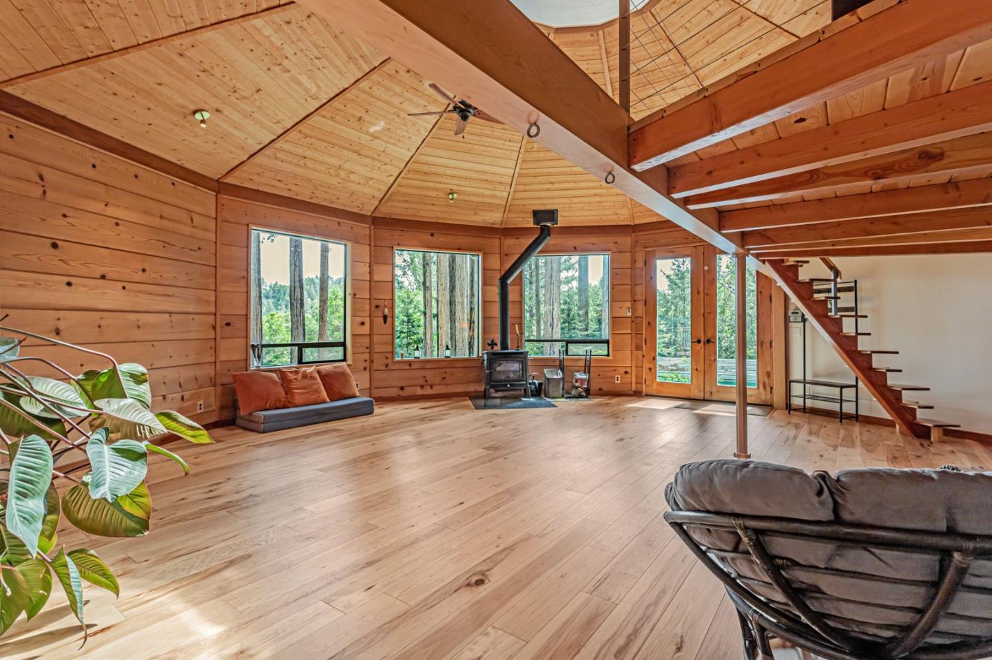 12845 Love Creek Road Ben Lomond, CA 95005 - Photo 16 of 61 a view of outdoor space with seating space