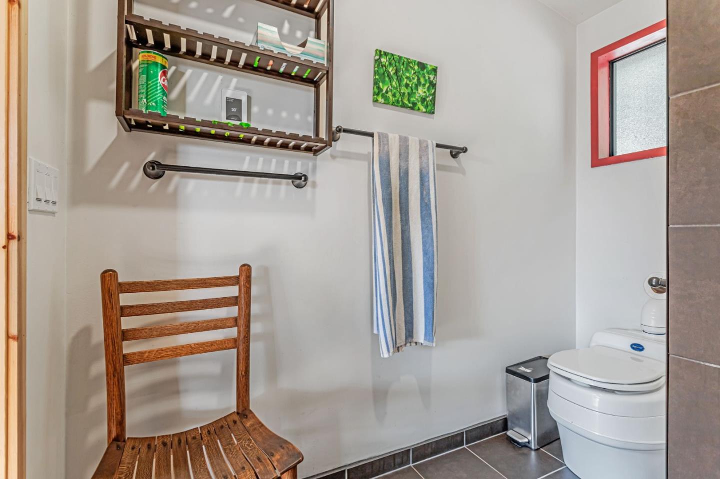 12845 Love Creek Road Ben Lomond, CA 95005 - Photo 31 of 61 a bathroom with a toilet and a shower