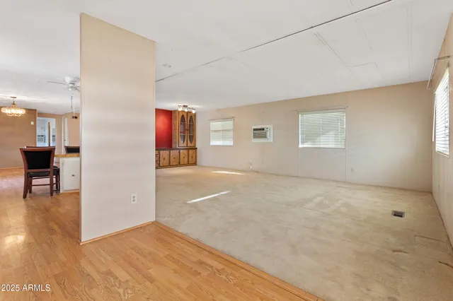 a view of empty room