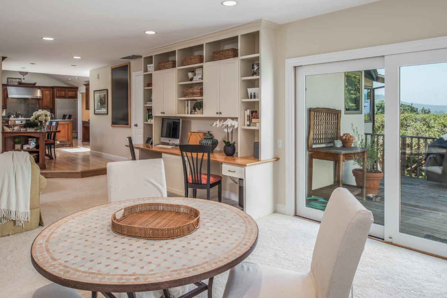 25840 Hatton Road Carmel, CA 93923 - Photo 21 of 43 a living room with furniture and a dining table