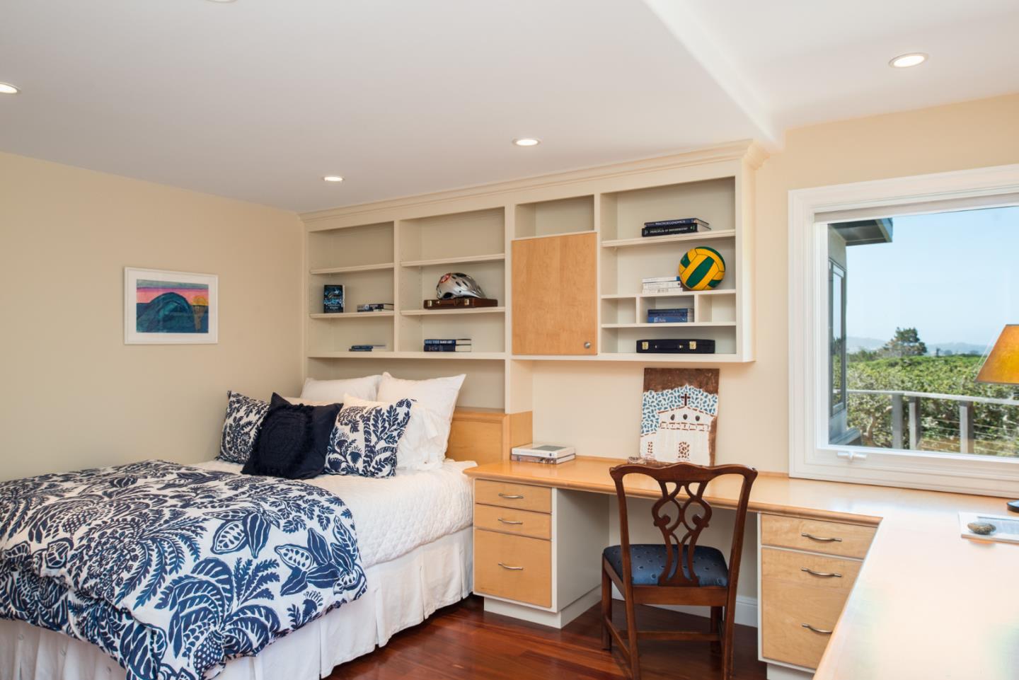 25840 Hatton Road Carmel, CA 93923 - Photo 29 of 43 a bedroom with a bed and a window