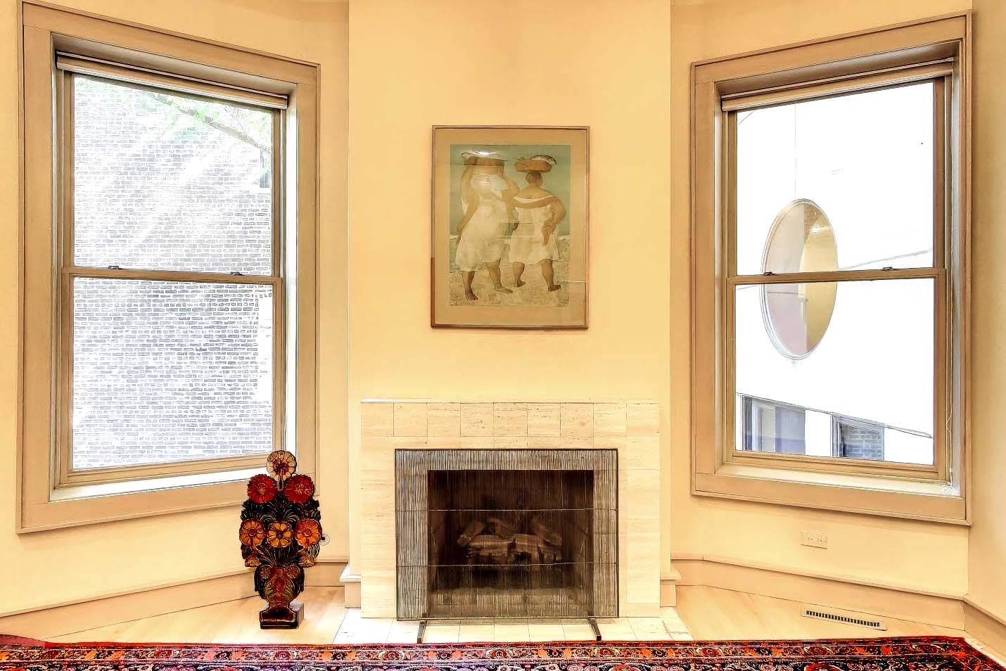 907-909 West Webster Avenue Chicago, IL 60614 - Photo 20 of 71 a living room with a fireplace and a large window