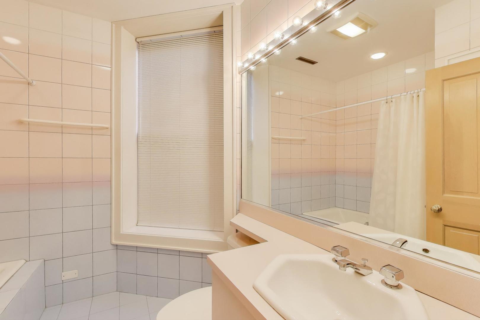 907-909 West Webster Avenue Chicago, IL 60614 - Photo 39 of 71 a bathroom with a sink mirror and shower