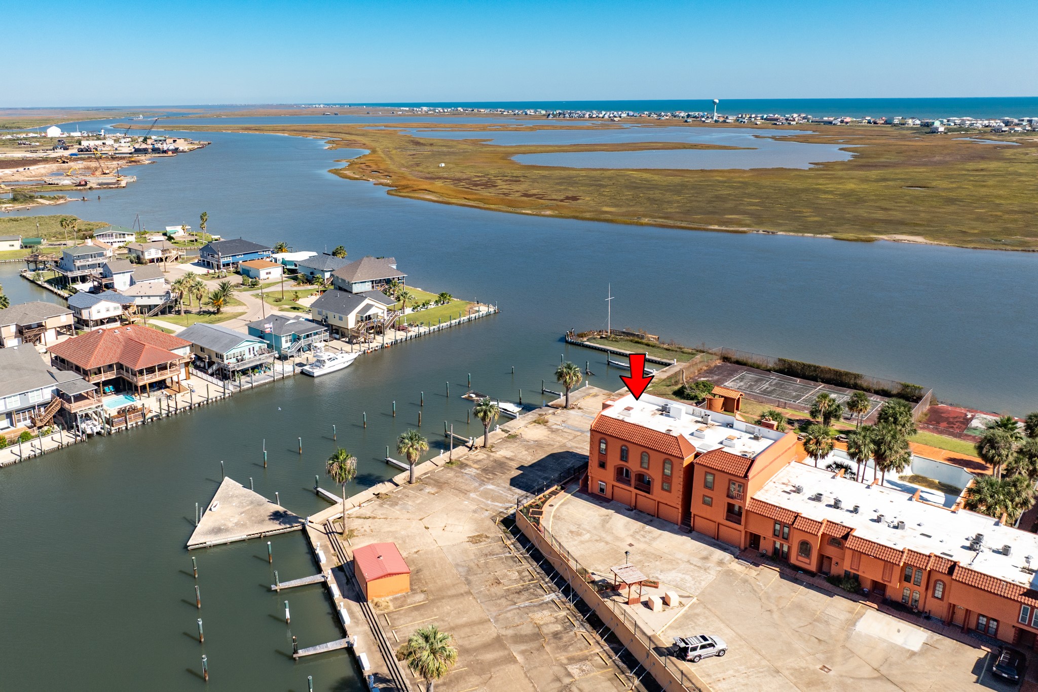 411 Sailfish Lane, Unit 101 Freeport, TX 77541 - Photo 11 of 46 an aerial view of a city