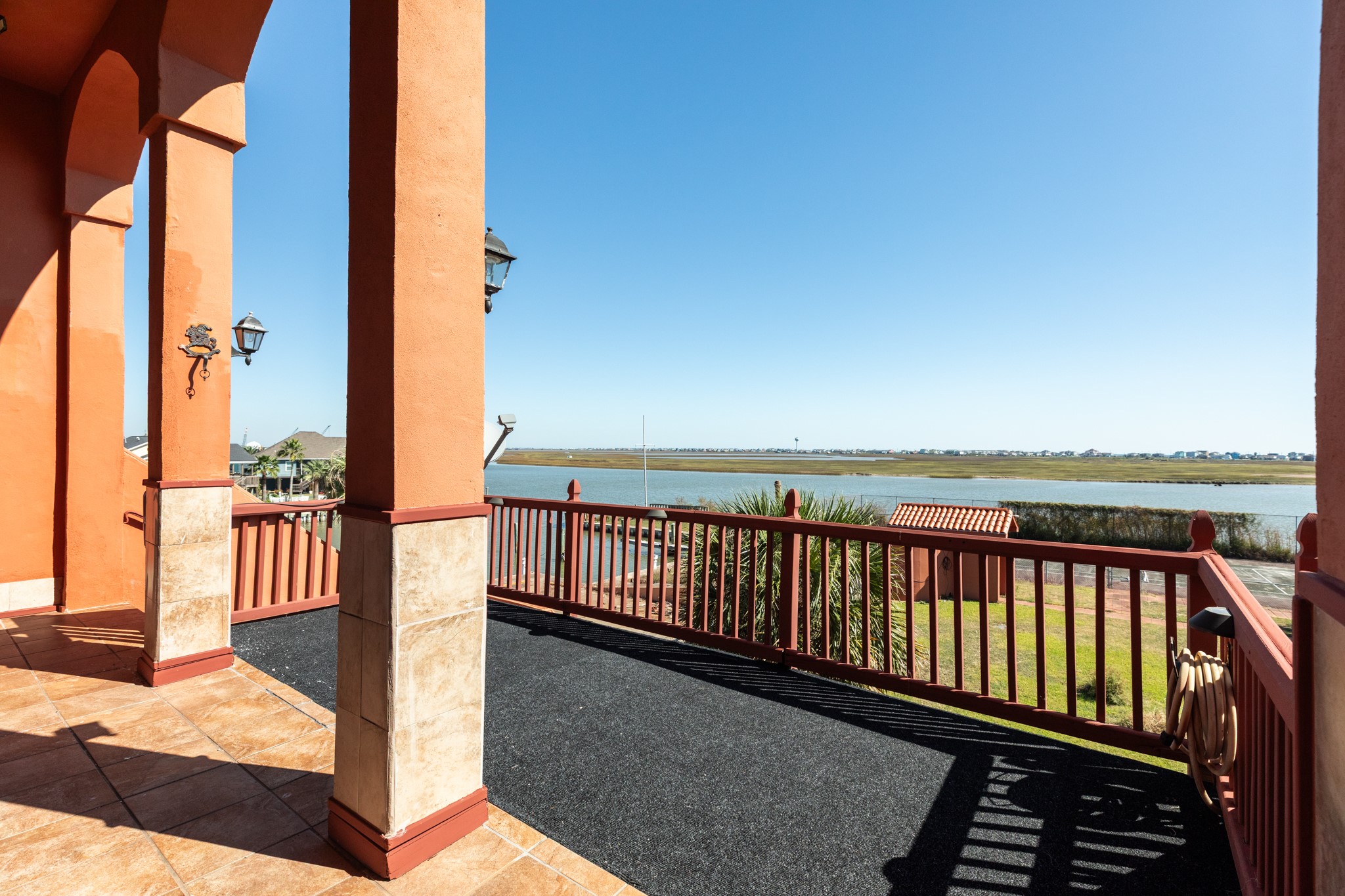 411 Sailfish Lane, Unit 101 Freeport, TX 77541 - Photo 16 of 46 a view of balcony with couch