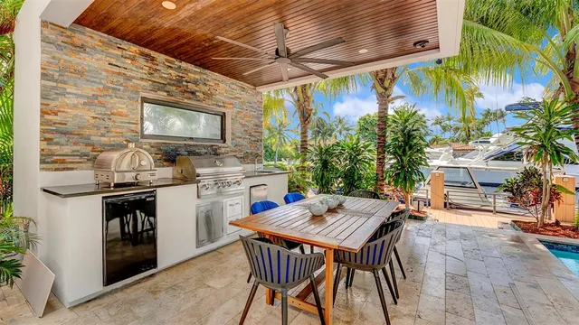 a view of entryway dining room and hall with wooden floor