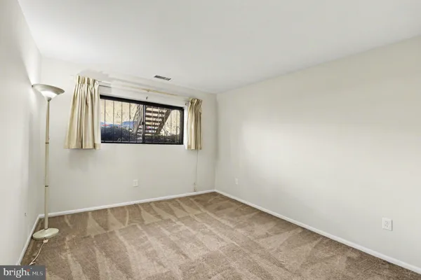an empty room with a empty space