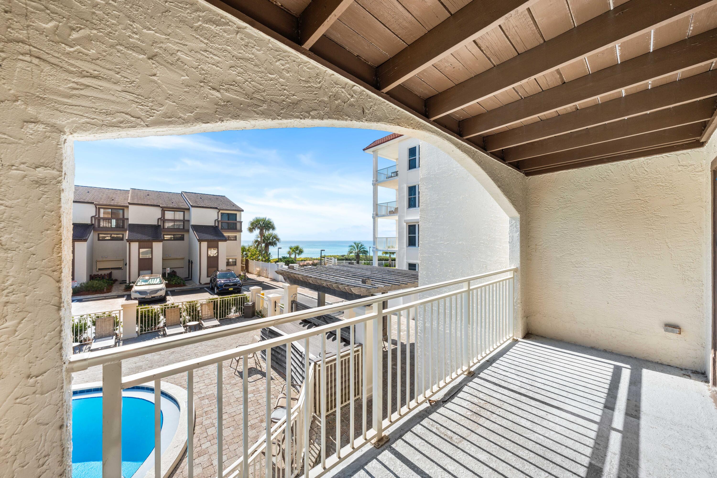 3654 East County Highway 30A, Unit 8B Santa Rosa Beach, FL 32459 - Photo 14 of 42 a view of balcony with furniture