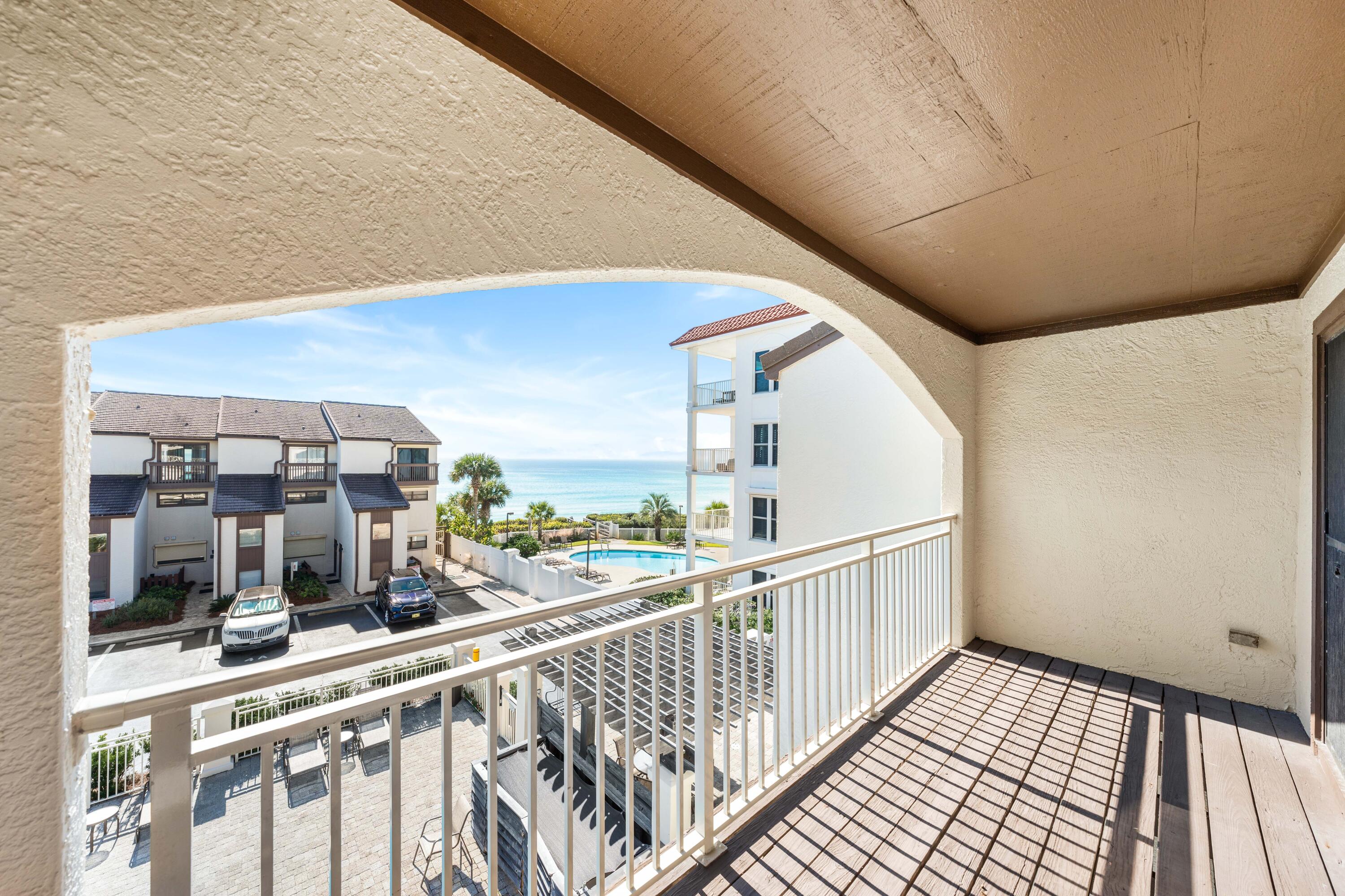 3654 East County Highway 30A, Unit 8B Santa Rosa Beach, FL 32459 - Photo 27 of 42 a view of a balcony