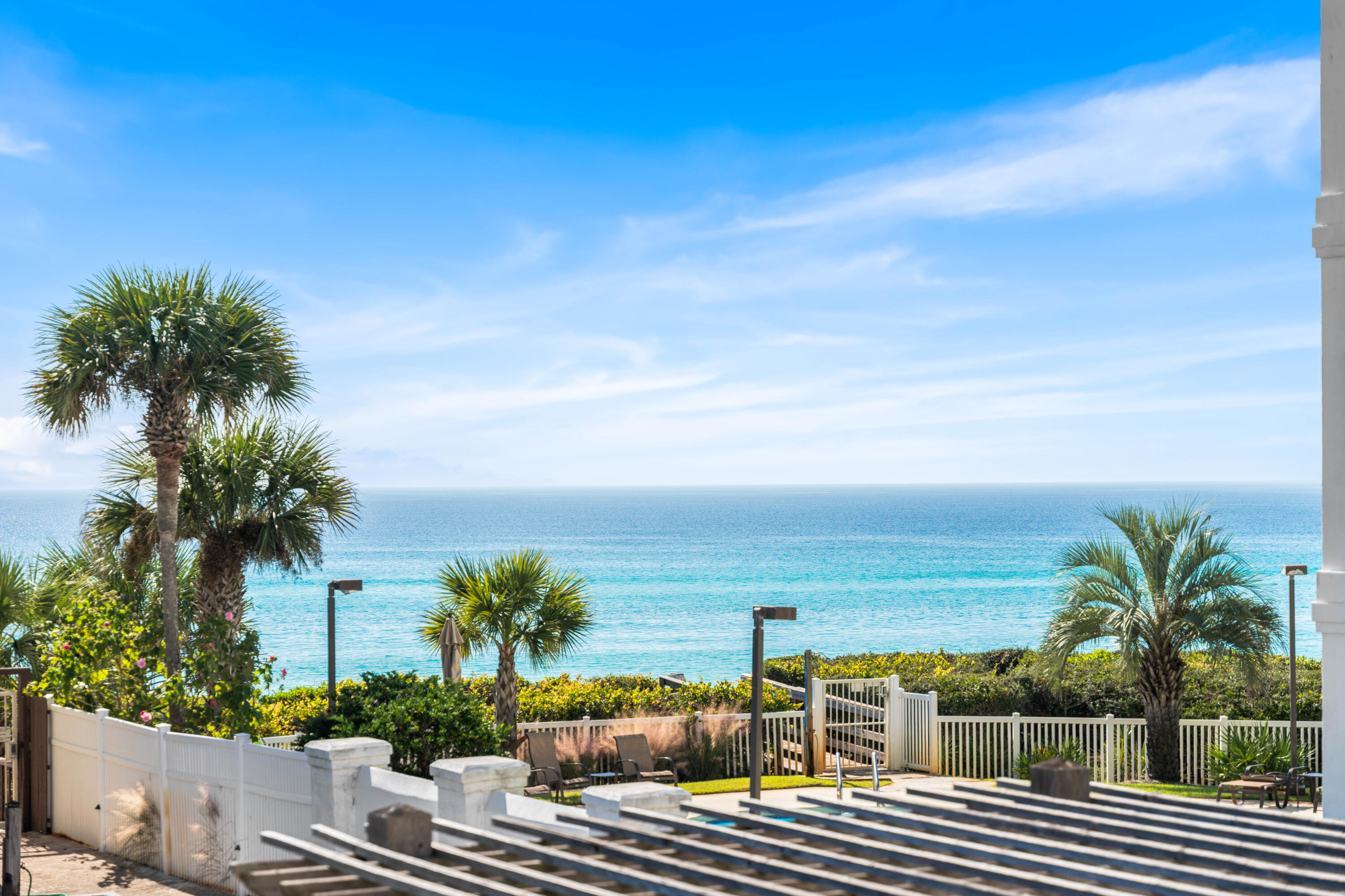 3654 East County Highway 30A, Unit 8B Santa Rosa Beach, FL 32459 - Photo 32 of 42 a view of lake with palm trees