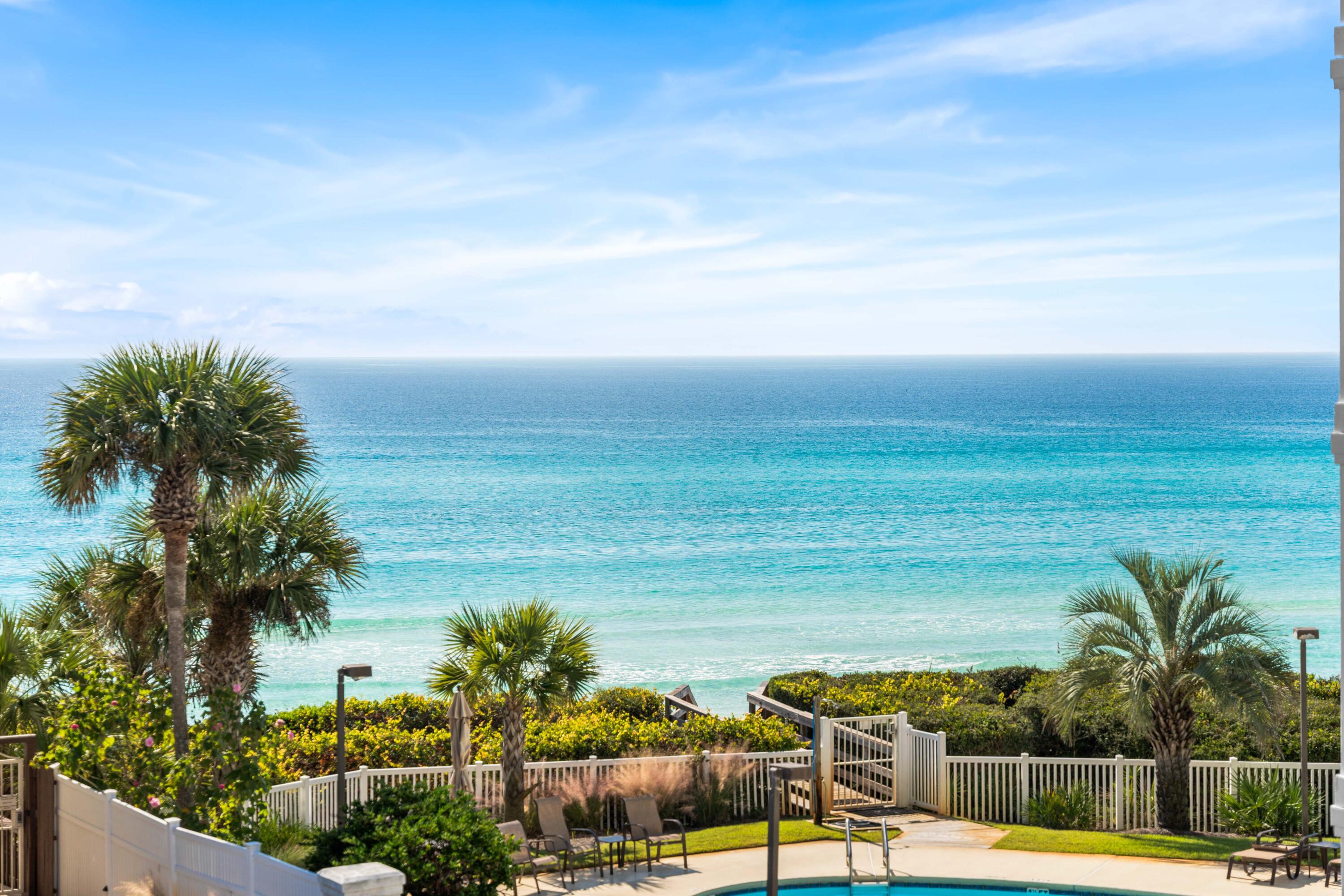 3654 East County Highway 30A, Unit 8B Santa Rosa Beach, FL 32459 - Photo 34 of 42 a view of a swimming pool with an ocean view