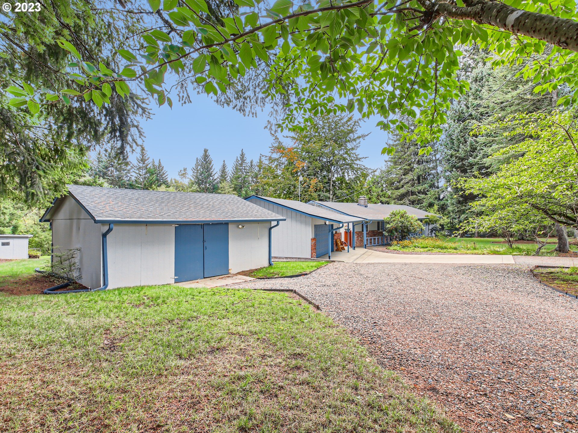 39060 Southeast Bumpy Lane Sandy, OR 97055 - Photo 26 of 29 a view of a house with a yard and large tree