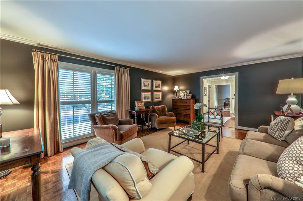 3214 Colony Road Charlotte, NC 28211 - Photo 6 of 24 a living room with furniture and a flat screen tv