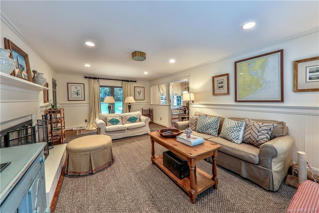 3214 Colony Road Charlotte, NC 28211 - Photo 7 of 24 a living room with furniture and a flat screen tv