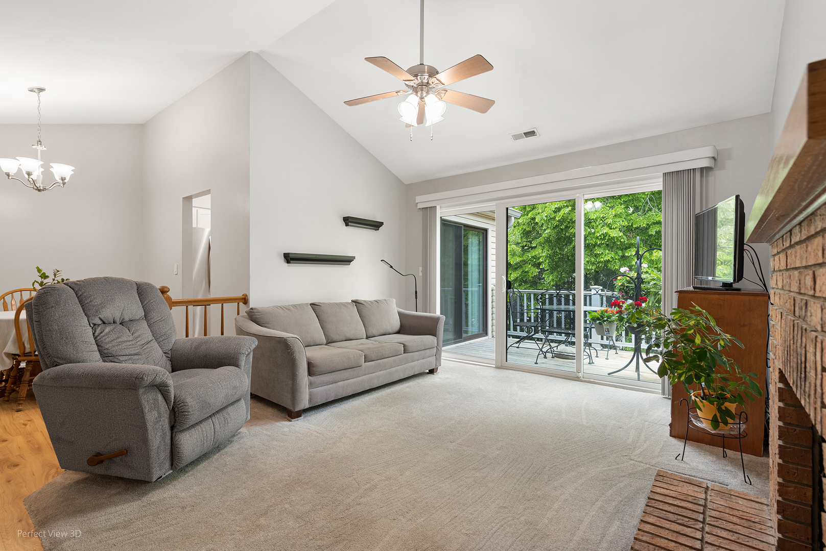 -n120 Windermere Road, Unit 2008 Winfield, IL 60190 - Photo 2 of 23 a living room with furniture and a flat screen tv