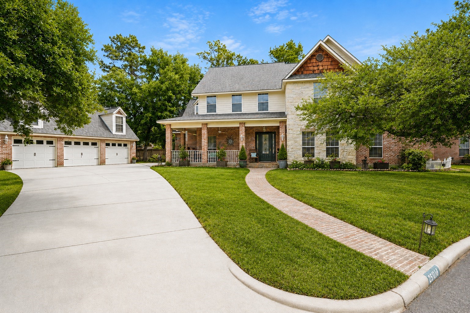 25014 Northampton Terrace Drive Spring, TX 77389 - Photo 1 of 43 Welcome home to 25014 Northampton Terrace Dr. Where tradition and craftsmanship meet.