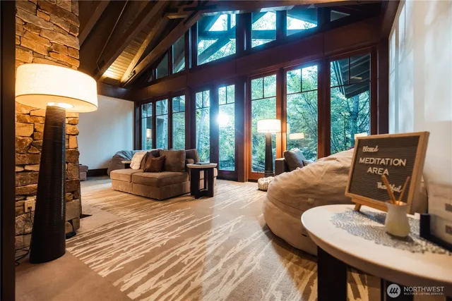 a outdoor space with lots of water view