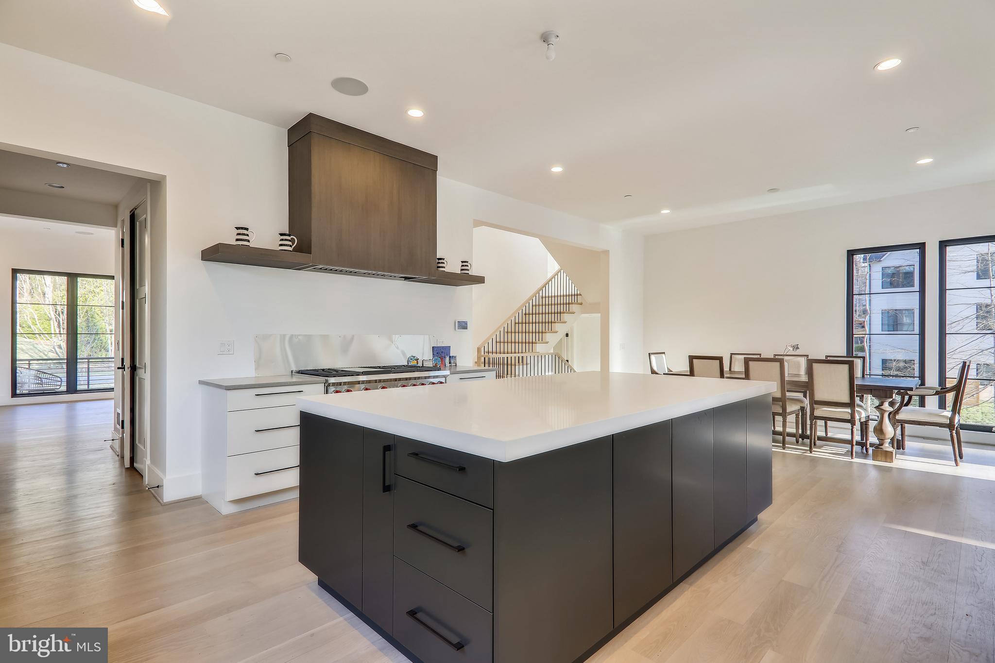 8727 Burning Tree Road Bethesda, MD 20817 - Photo 26 of 85 Gourmet kitchen with large island