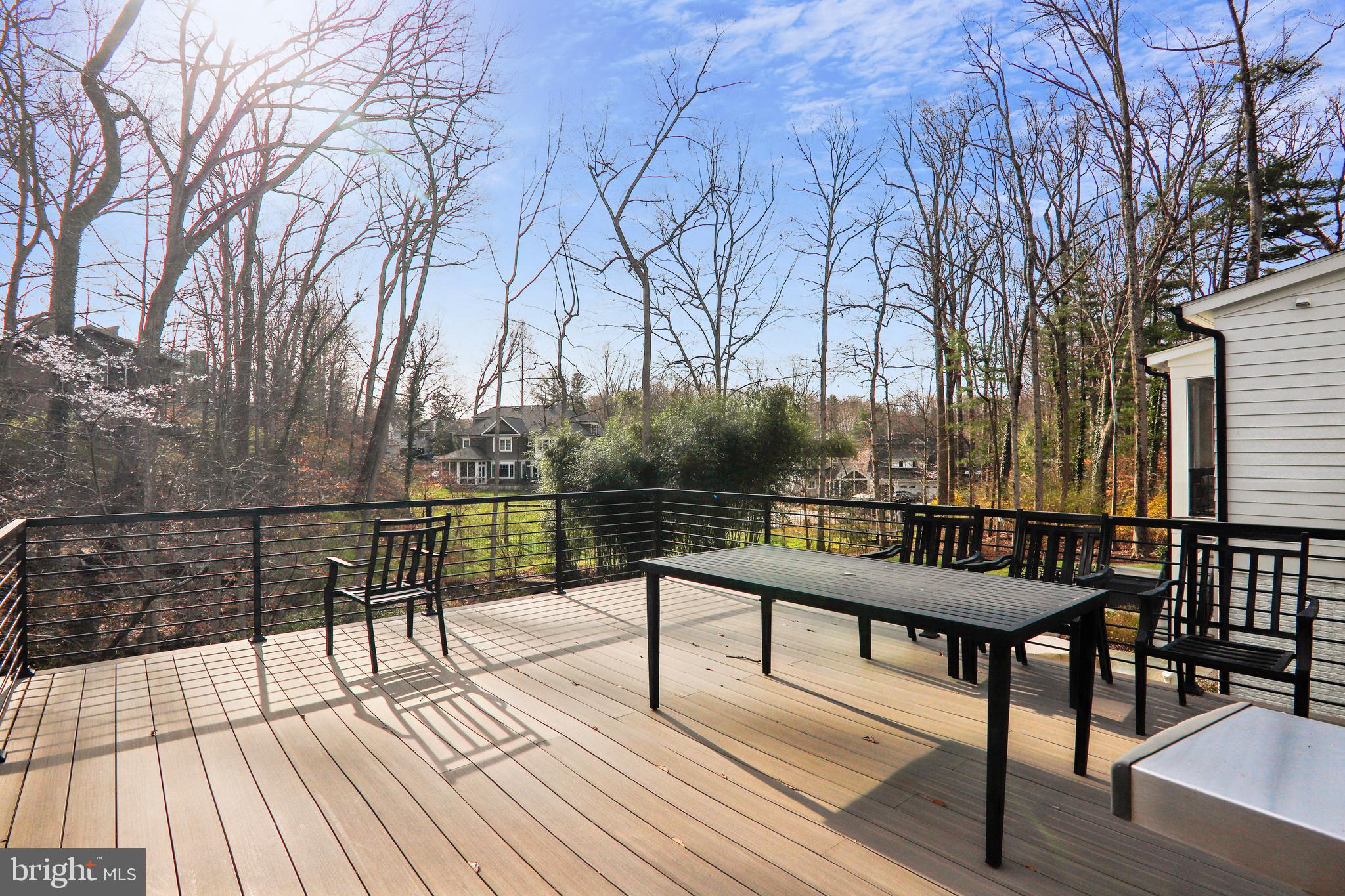 8727 Burning Tree Road Bethesda, MD 20817 - Photo 27 of 85 Deck Area off Great Room