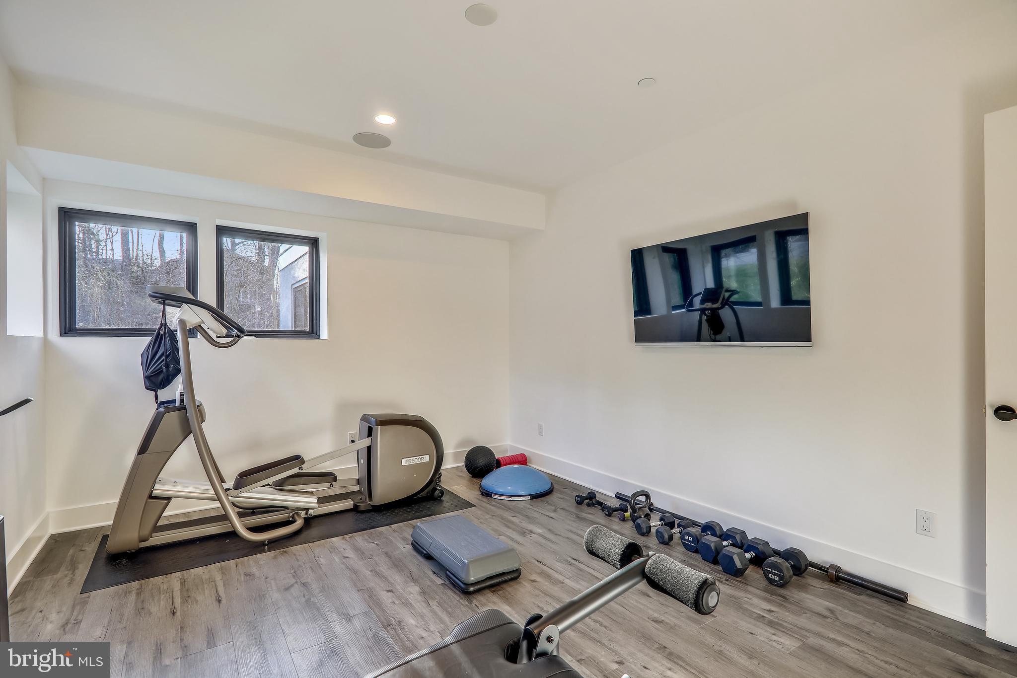 8727 Burning Tree Road Bethesda, MD 20817 - Photo 66 of 85 Lower Level Bedroom/Gym