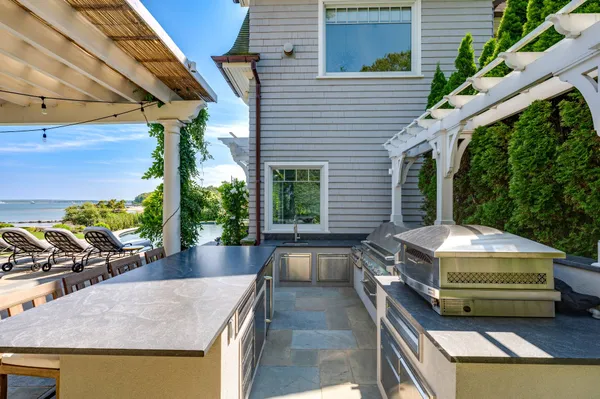 a outdoor space with patio