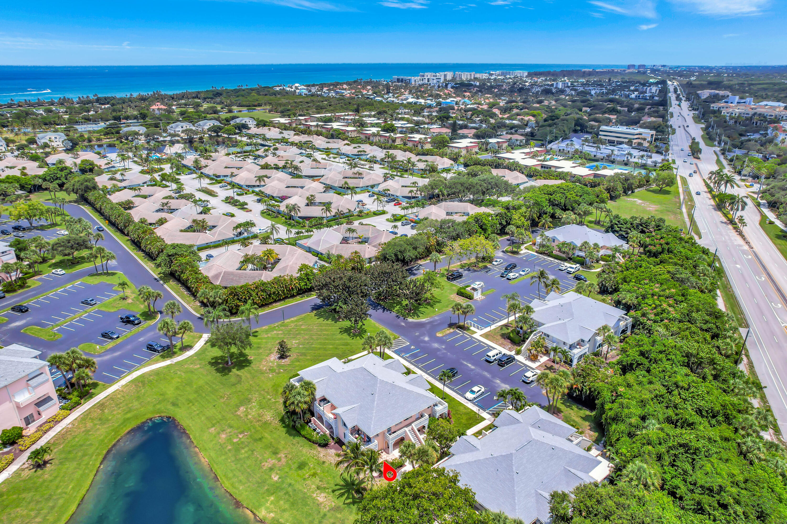 353 Highway 1, Unit A4 Jupiter, FL 33477 - Photo 48 of 51 an aerial view of residential houses with outdoor space