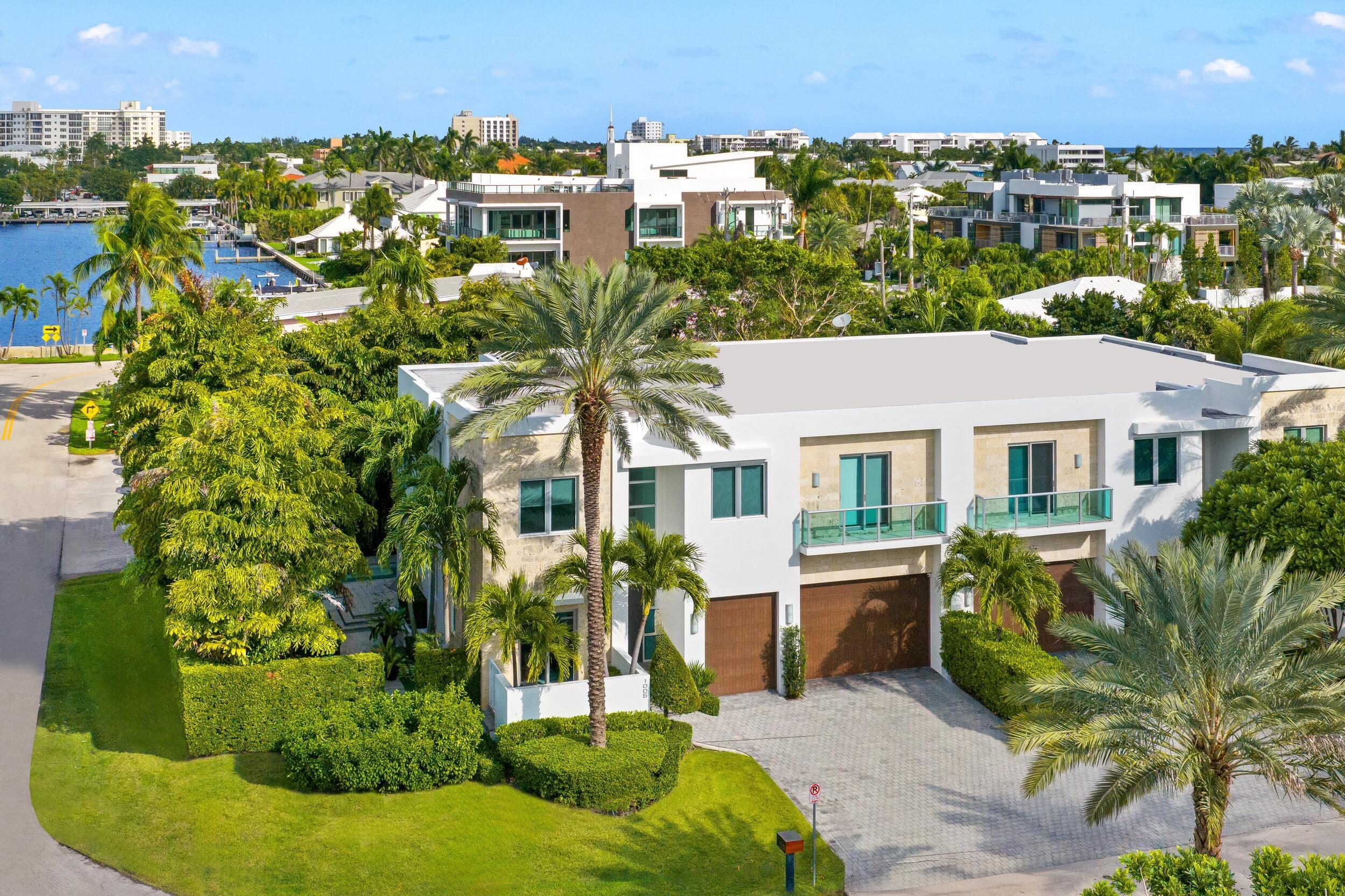 1005 Bucida Road Delray Beach, FL 33483 - Photo 38 of 58 Aerial 4 ROOF EDIT