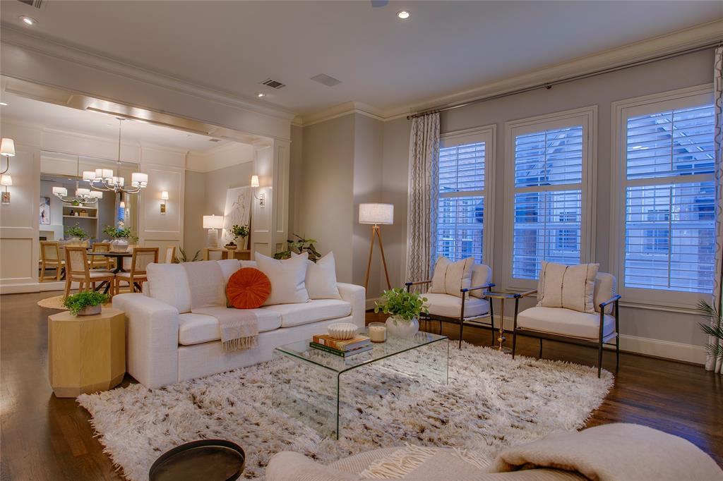 3810 Hawthorne Avenue Dallas, TX 75219 - Photo 18 of 40 a living room with furniture and a large window