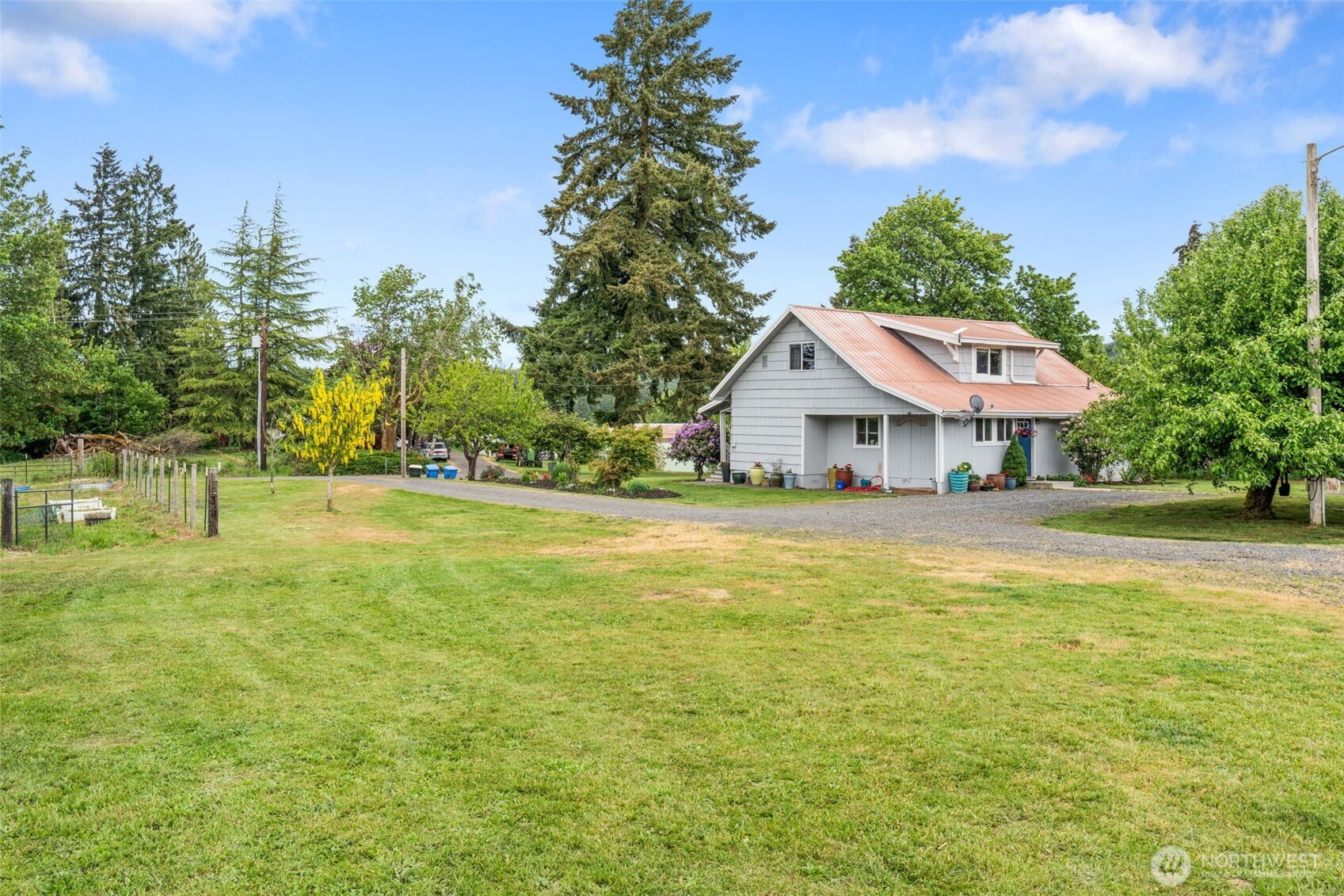2163 Wildwood Road Curtis, WA 98538 - Photo 24 of 36 a front view of house with yard and green space