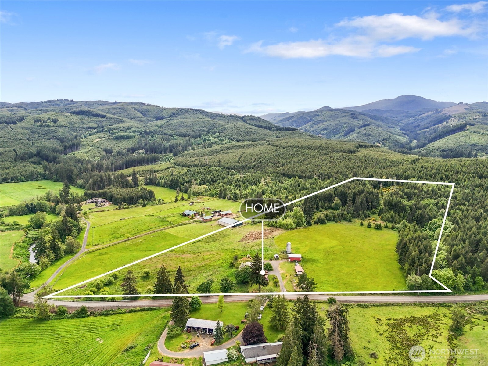 2163 Wildwood Road Curtis, WA 98538 - Photo 30 of 36 a view of a field with a view of a field
