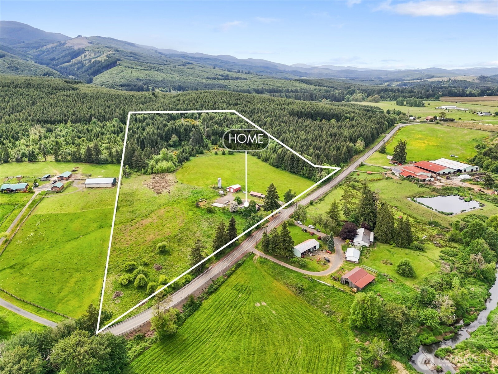 2163 Wildwood Road Curtis, WA 98538 - Photo 31 of 36 a view of a tennis court